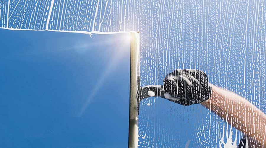 Nettoyage de vitres
